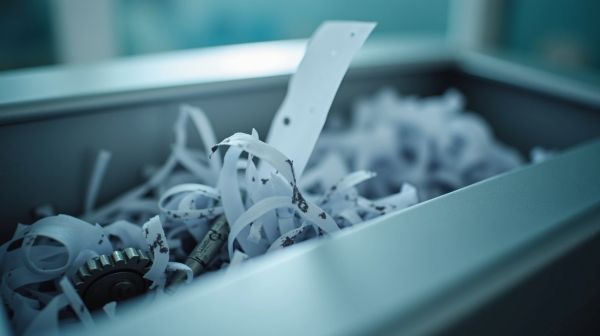 Investissez dans une broyeuse de papiers pour plus de sécurité