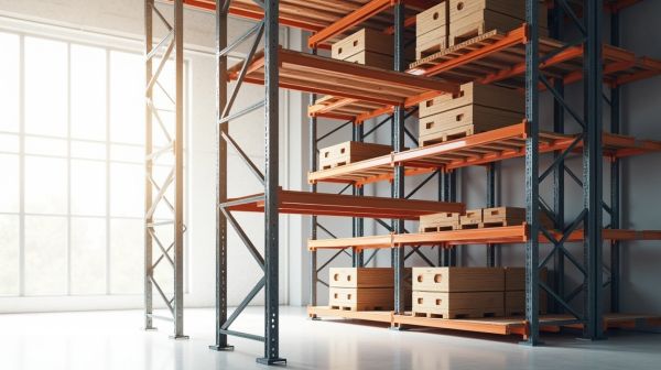 Rayonnage cantilever d'occasion pour charges longues